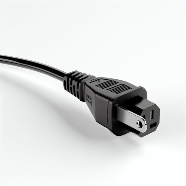Locking Us Plug To Iec C15 Desktop Computer Power Cable 16AWG- 18AWG