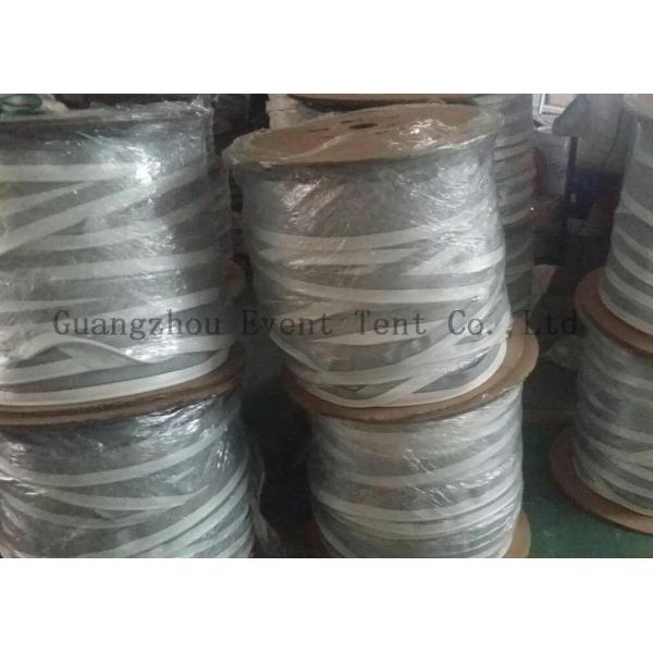 550gsm PVC fabric 35mm double flap keder tent accessories for tent