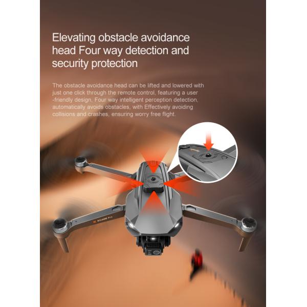 OEM Logo Rg608 Pro Rc Quadcopter Helicopter Air Hover Height Fixed 2.4g Wifi Fpv Optical Flow Shooting Brushless Drone Dron
