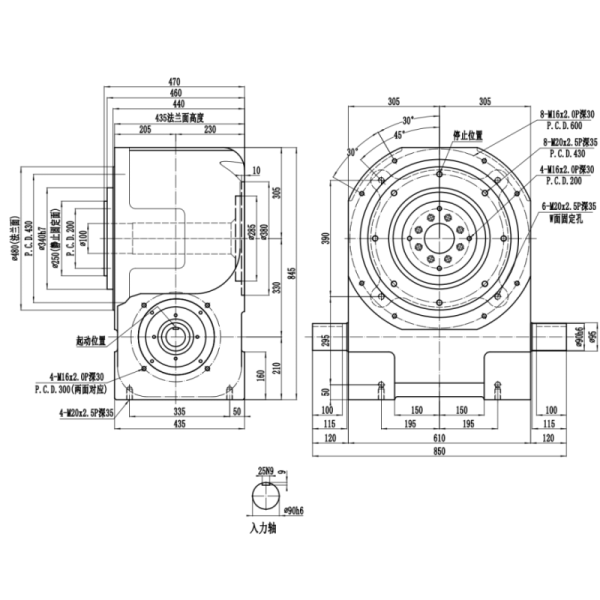 DA Series Ultra-Slim Platen Type Free Stop Cam Indexer with Compact Size and High Precision for Space-Constrained Environments