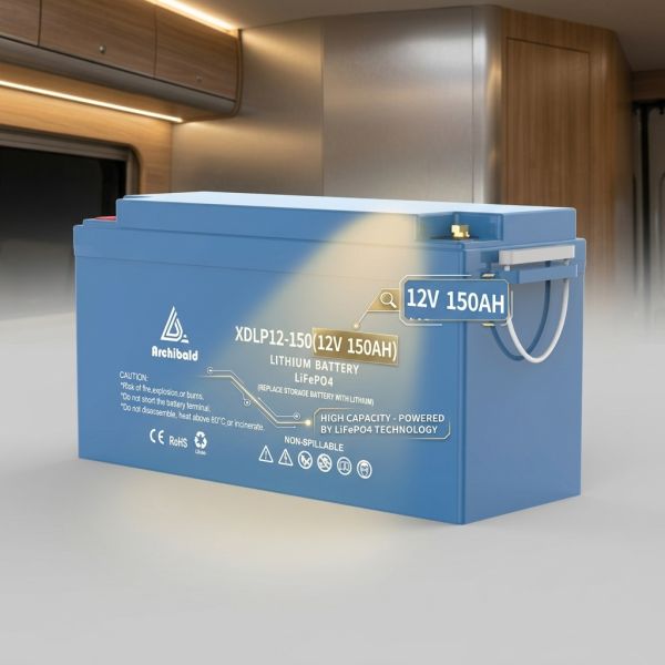 12V 200AH LiFePO4 Camper Van Lithium Battery 2560Wh Premium Power System for Luxury RV Conversion