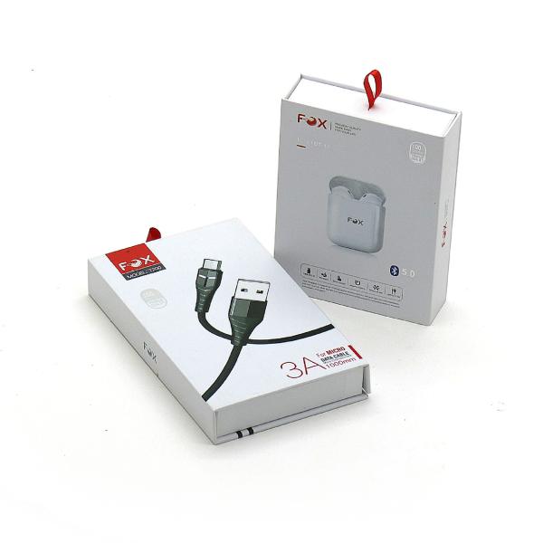 Customized Data Cable Packaging Box Headphone Packaging Box Folding Recycled