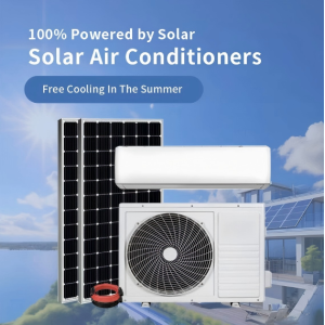 Hybrid Solar Air Conditioner with Dual-Power Intelligent Switching, and WiFi Mobile APP Remote Control