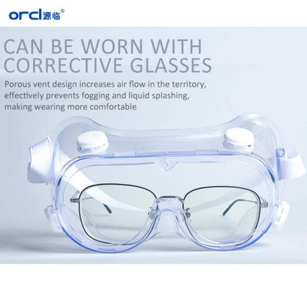Medical Durable Medical Goggles Sterile Anti-Fog Anti-Liquid Splash Safety Protective Goggles