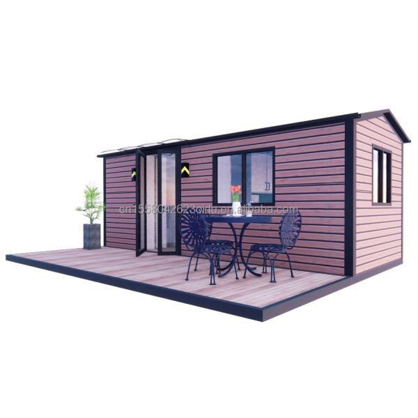 Diseño Modular Modular Casa de Contenedores de Acero Prefabricado Flat Pack para Aluminio Alloy Exterior Ventanas incluidas en el diseño