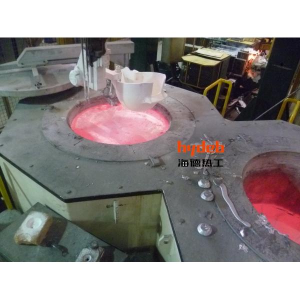 Серый цвет дублирует алюминиевый утиль 0.30MPa плавя промышленную электрическую печь 3500 Kg