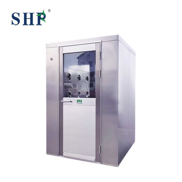 Clean Work Air Shower Clean Room Booth 2.2KW CE With Sole Cleaning Machine