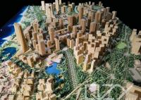 Aecom Basswood Modèles architecturaux en miniature Xiamen TOD