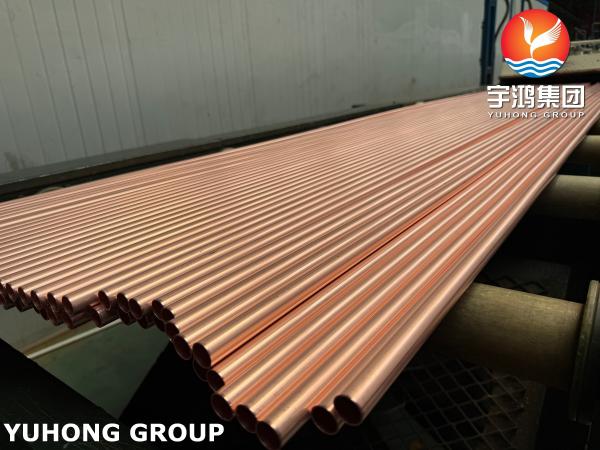 ASTM B111 C12200 Copper Tube for Condenser Heat Exchanger