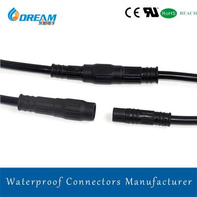 ODM M12 E-Bike Cable Bike Motor Power And Signal PIN Conector à prova de água