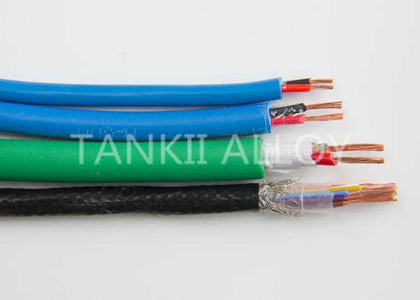 Type K J T Thermocouple Extension Cable Insulated PTFE / Fiberglass High Accuracy