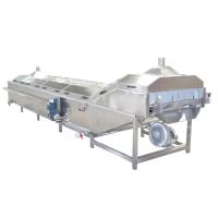 Aço inoxidável 6.5KW 1000kg/h máquina de blanqueamento de vegetais restaurante
