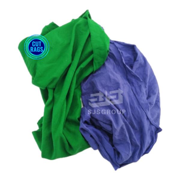 100 cotton Dark Coloured T-shirt Rags 100% Cotton Wiping Rag Textile Waste Recycled Cotton Cleaning Cloth Used Rags