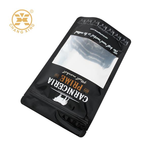 Custom Moisture Proof Plastic Zipper Packaging Pouch Food Packaging Bag Meat Packing Bag