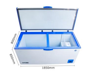 Produtos industriais de poupança de energia do MRO, congelador horizontal da temperatura ultra baixa