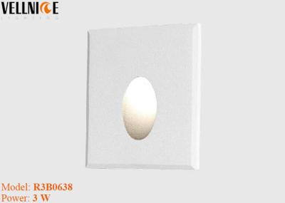 Recessed Indoor LED Step Light IP20 Aluminum White Decorative 3W Led Wall Step Lighting