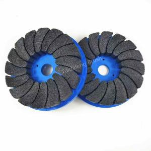 Abrasive Plate Flap Brush Silicon Carbide Nylon Brush For Angle Grinder
