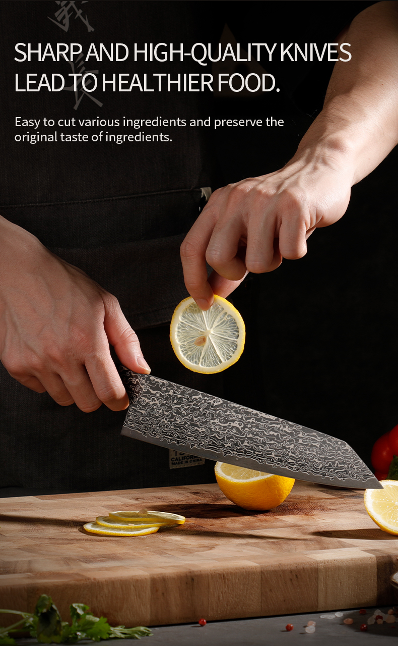 Longyichang N690 Powder Steel Gyuto Knife Hand‑Forged Japanese Chef’s Knife for Modern Kitchen