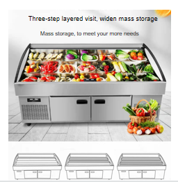Stainless Steel Display Cabinet Refrigeration Facilities