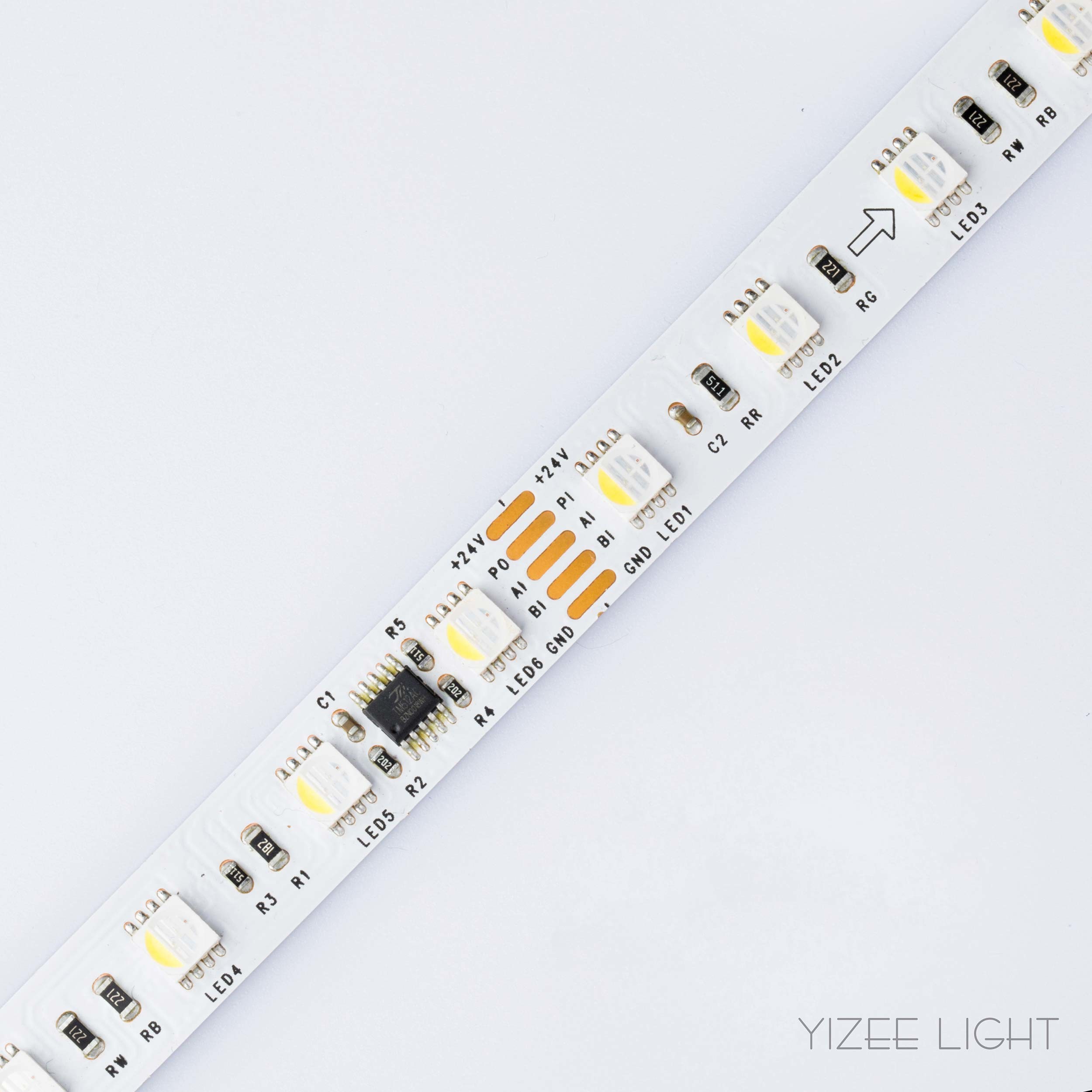 Цифровая RGB светодиодная лента DMX512 60LEDs/M 12mm 14.4W/M 5050 Dream Color Led Strip