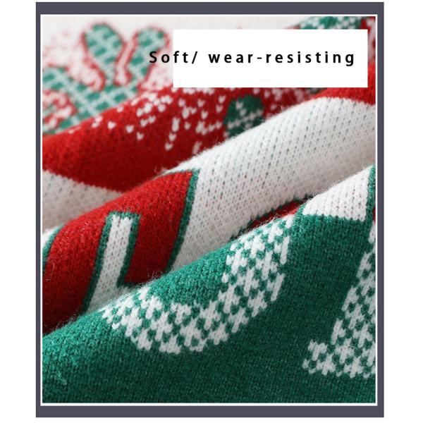 Custom Logo Jacquard Knit Men's Sweater in Oversize Casual Style for Winter Comfort