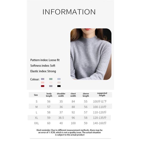 Occasion Daily Wear Sweater Free Shipping Easy Returns Worldwide Half high collar ribbed knitted sweater for women