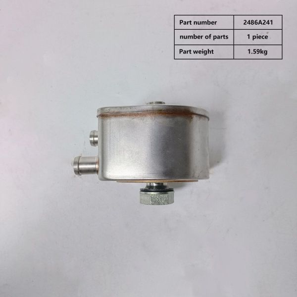 2486A241 Oil Cooler Perkins High Performance ISO9001 With Iron Material