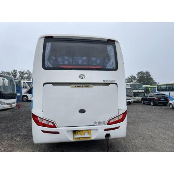 Used Kinglong Bus XMQ6859 37 Seats Steel Chassis Single Door Yuchia Rear Engine Euro III Used Tour Bus