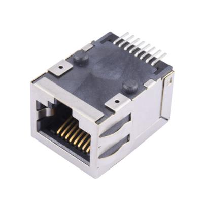 8Pin EMI SMT RJ45 Female Connector With Magnetic SMD