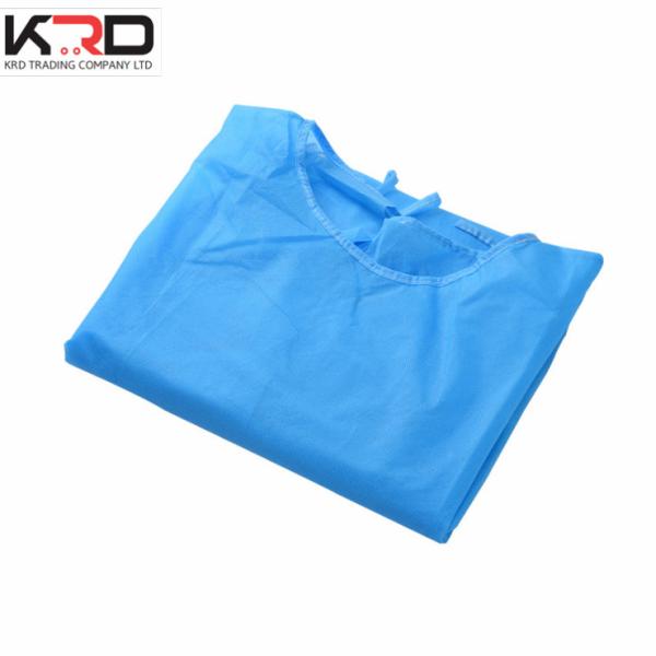 surgical gown or medical scrubs with waterproof nonwoven fabric roll