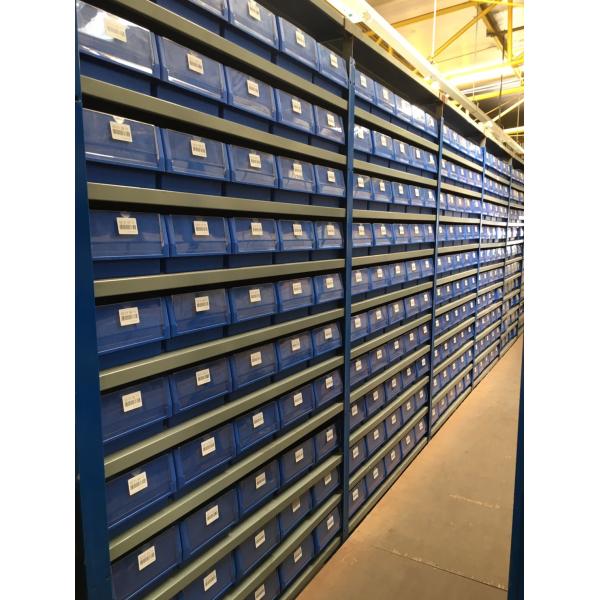 Warehouse Tool Picking Stackable Stacking Hanging Plastic Industrial Stackable Storage Bin Box For Small Parts Screws