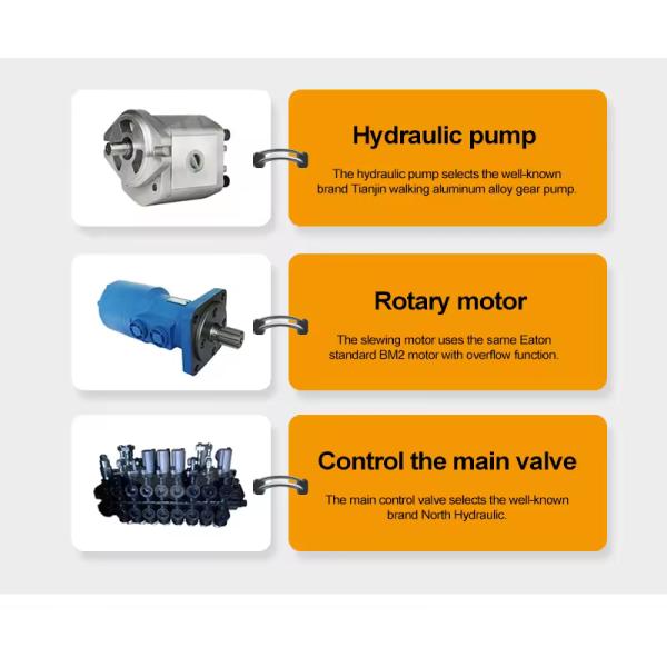 Construction Machinery Excavator Digger Mini Digger Excavator 6.5 Ton Crawler Hydraulic Excavator For Sale