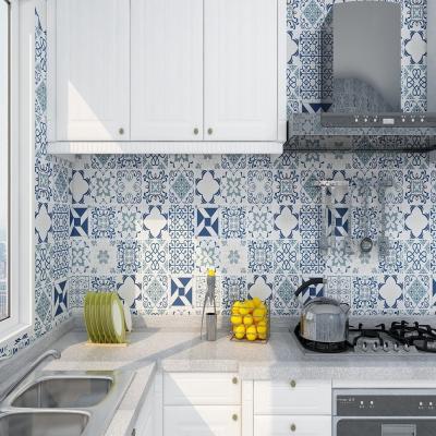 Carreaux modernes mosaïque papier peint en céramique rouleau pour la cuisine armoire meubles auto-adhésif bricolage auto-adhésifs