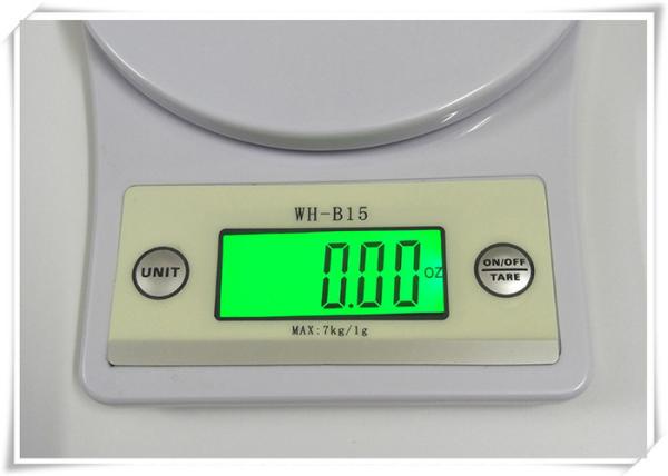 Ultra Slim Design Electronic Kitchen Scales With No Screws On Surface