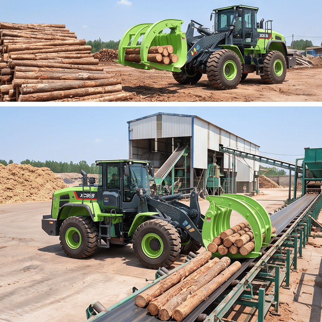 Compact Front End Loader Providing Superior Maneuverability and Strong Lifting Capability for Urban Construction Projects