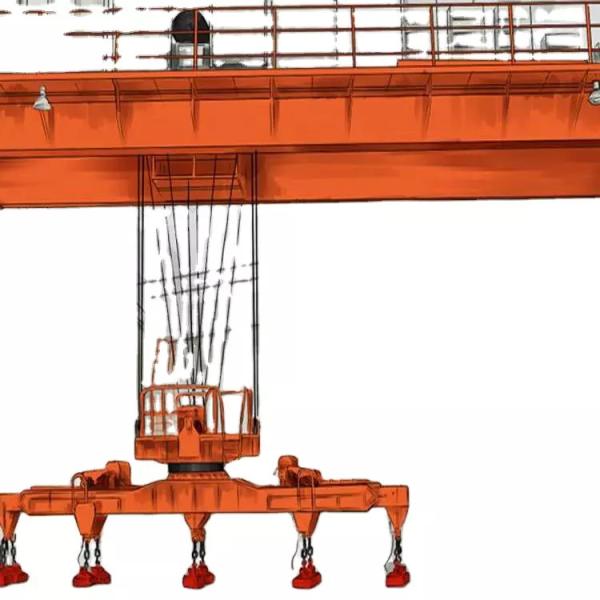QL Type A7 Double Girder Bridge Crane Revolving Electromagnetism Hanger