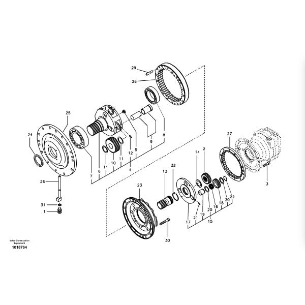 VOE14504235 Planetary Gear Reducer
