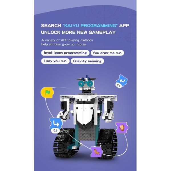 Multi-functional Steam Programming Educational Robot with Induction Remote Control