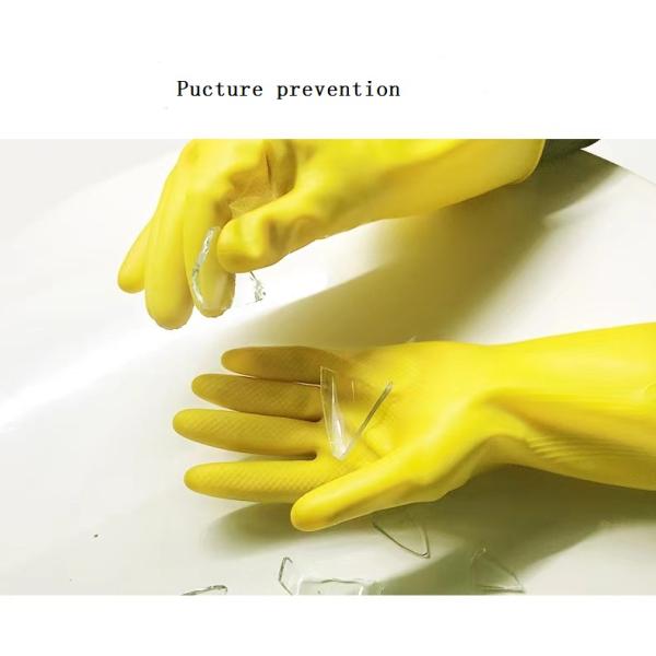 Unlocked Lining Latex Household Glove Slaughter Thickening Industrial Latex Glove
