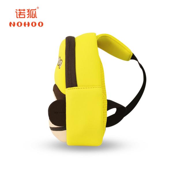Neoprene Lightweight Kids Sling Bag Monkey Style Messenger Bags For Boys