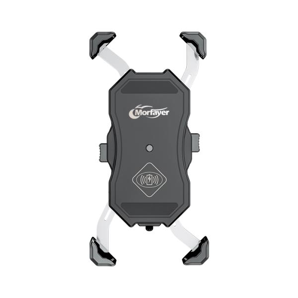 IP66 15W Usb Motorcycle Wireless Charger Mount Handbar