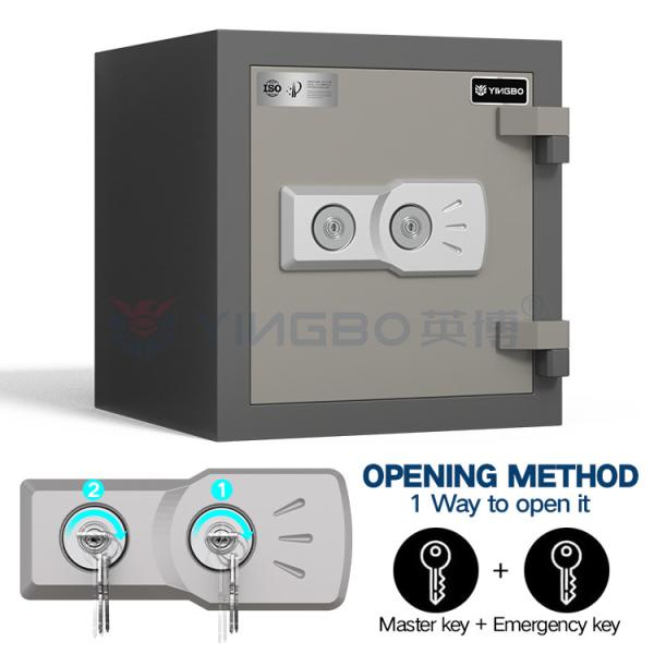 H420mm Safety Box for Documents Money Jewelry Fireproof Safe Box Solid Steel