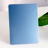 Chine Grand Metal Manufacturer Couleur bleu ciel Conception 304 316 2MM Épaisseur de tôle de sablage en acier inoxydable AFP Finition