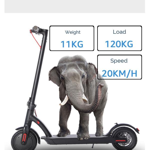 8.5 Inch 250W Mini Powerful Electric Scooter For Teenager Foldable LED Display