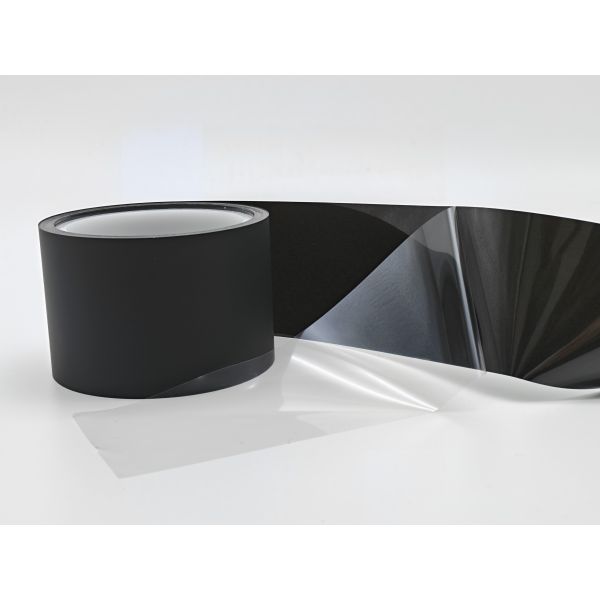 Matte Black PET Tape With Acrylic Adhesive For Lamination And Protection