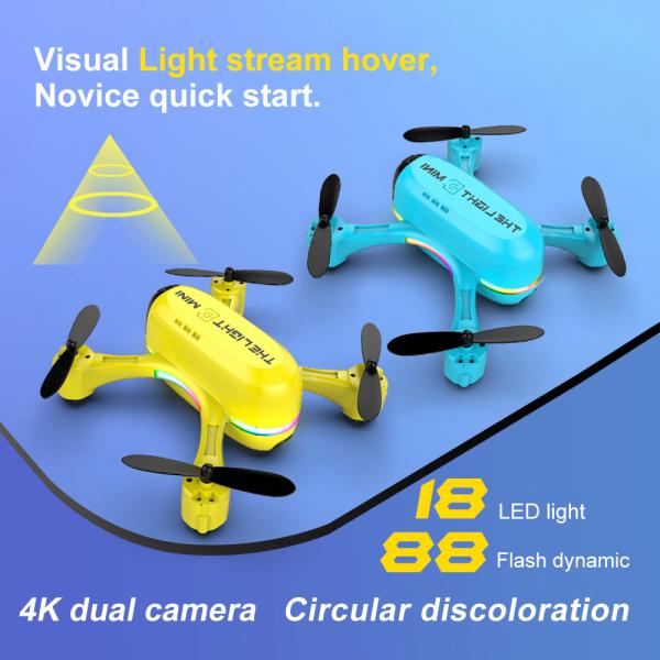 V6 Drone controlado por telefone móvel de longa duração 4k Gimbal Drone