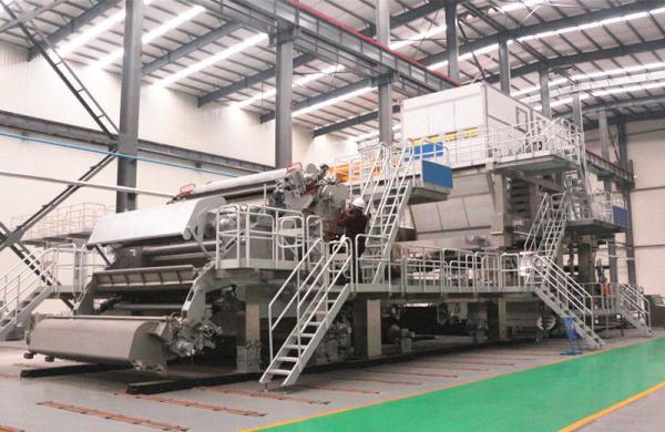 Time Saving Corrugated Cardboard Fluting Kraft Paper Machine Jumbo Roll Production Line