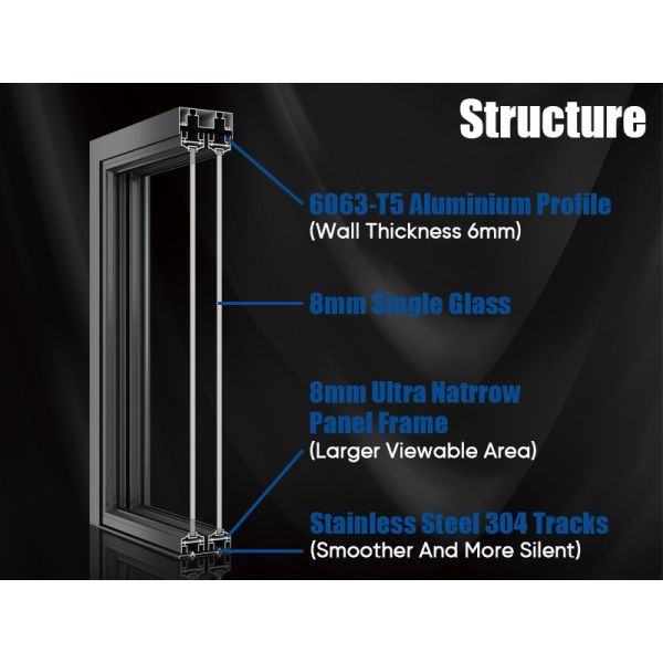 Customized Narrow Aluminum Frame French Glass Door Cloakroom Kitchen Indoor Aluminum Casement Doors