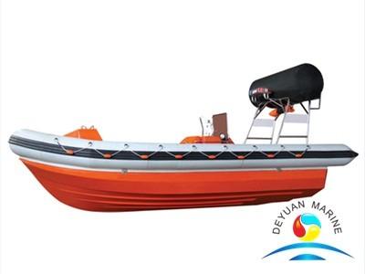 SOLAS Fast Rescue Boats Fender Rigid Hull Inflatable Boat With 6-15 Persons