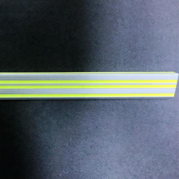 Aluminum Photoluminescent Egress Path Markings Stair Nosings